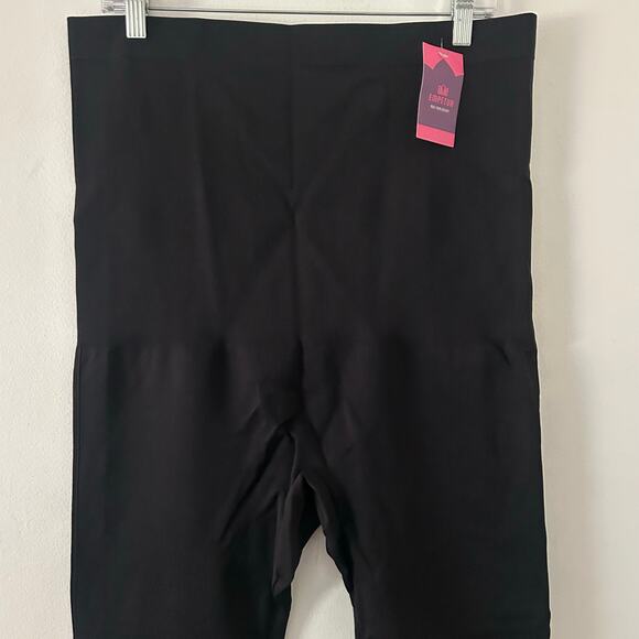 Empetua High-Waisted Shaping Compression Black Leggings Shapewear 2XL New - Picture 3 of 8
